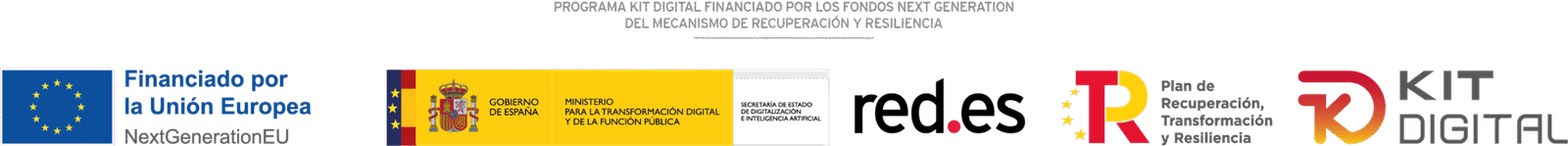 Programa Kit Digital finançat pels fons Next Generation EU — Pla de Recuperació, Transformació i Resiliència